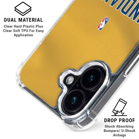 NBA Indiana Pacers Jersey iPhone 16 Clear Case